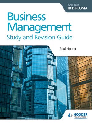 cover image of Business Management for the IB Diploma Study and Revision Guide